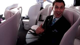 Inside Air New Zealands New Boeing 777300ER Premium Economy Class [upl. by Ruyle]