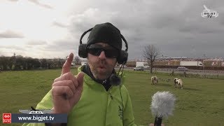 Pilot skills on display at a windy London Heathrow Airport  Runway 27L Arrivals [upl. by Stan179]