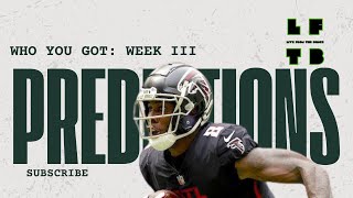 WHO YOU GOT Week 4 Matchup Predictions [upl. by Maibach]