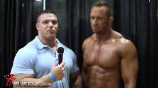 PJ Braun interviews Aaron Singerman after his debut in Mens Physique [upl. by Thorstein]