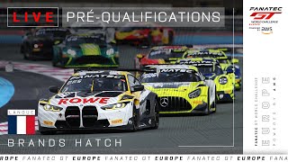 LIVE  PreQualifications  Brands Hatch  Fanatec GT Europe 2024 Français [upl. by Mairam764]