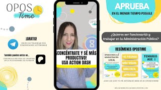 ¡TIP PARA MANTENER LA CONCENTRACIÓN Y SER MÁS PRODUCTIVO USA ACTION DASH [upl. by Emirac825]