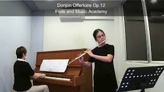 Flute ABRSM Grade 7 from 2022 B3 Donjon Offertoire Op 12 [upl. by Anomor546]