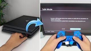 How to REINSTALL PS4 SYSTEM SOFTWARE EASY METHOD FIXES ALL ERRORS [upl. by Rebmaed792]