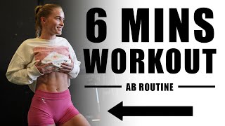 6 MINS ABS MINIMAL EQUIPMENT [upl. by Neerod]