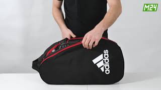 ADIDAS RACKET BAG MULTIGAME PADEL BLACKRED [upl. by Jepson]