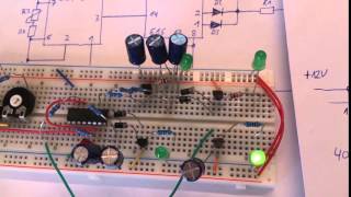 Pendellicht mit IC 4017 und NE555 [upl. by Aelahs]