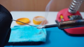 How to Tin a Soldering Iron Tip [upl. by Aerdnahc]