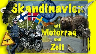 🇫🇮🇳🇴🇸🇪 2022MotorradReise 9’000km durch Skandinavien ans Nordkap🏍 [upl. by Holland]