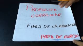 Explicación del PERFIL DE EGRESO 2017 Educación Básica [upl. by Korten]