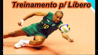 VOLEIBOL COMO TREINAR LÍBERO NO VÔLEI [upl. by Naie]