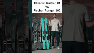 Ski Comparison 2024 Blizzard Rustler 10 vs Fischer Ranger 102 skireviews short theskimonster [upl. by Goetz]