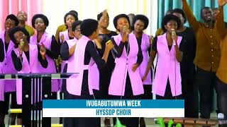 IZINA RIRYOSHYE HYSSOP CHOIR Ivugabutumwa week Live at ADEPR RUKURAZO LueNwBNVxII 7 [upl. by Nahtnanhoj]