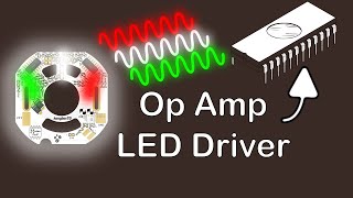 Op Amp Sine LED Driver  LM324 Applications [upl. by Halfdan]