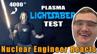 4000 DEGREE PROTOLIGHTSABER TEST  Nuclear Engineer Reacts to Hacksmith Industries [upl. by Jennie]