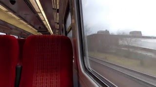 Flying Through Surbiton On A Southwest Trains Class 159 09316 [upl. by Lansing946]