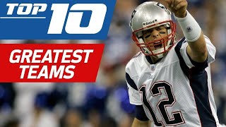 Top 10 Greatest Teams in NFL History  NFL Films [upl. by Lienaj]