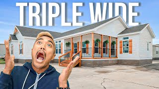 Triple Wide Mobile Home Tour  Franco Mobile Homes [upl. by Yhtamit791]