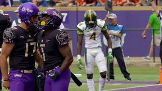 JMU running back plays the day his father died  College GameDay  ESPN [upl. by Assili]