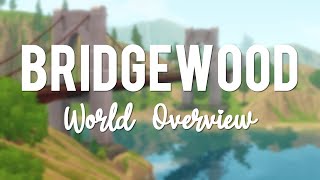 BRIDGEWOOD Populado  The Sims 3 World Overview ✨ [upl. by Hannej663]