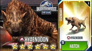 Hyaenodon Max Level  Jurassic World The Game [upl. by Ojyram]