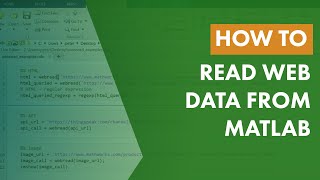 How to Read Web Data from MATLAB [upl. by Carly]