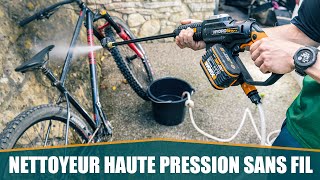 LE MEILLEUR NETTOYEUR HAUTE PRESSION SANS FIL  WORX HYDROSHOT [upl. by Terchie820]