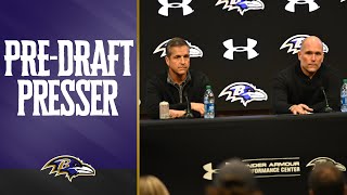 Full Ravens PreDraft Press Conference  Baltimore Ravens [upl. by Mansur]