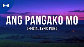 Ej Enriquez  Ang Pangako Mo Official Lyric Video  KDR Music House [upl. by Tizes]