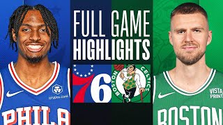 76ERS at CELTICS  NBA PRESEASON FULL GAME HIGHLIGHTS  October 8 2023 [upl. by Niwhsa]