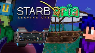 TERRARIA mas é no ESPAÇO Starbound [upl. by Nahseez]