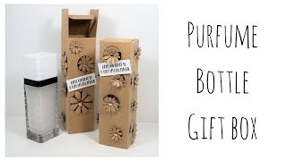 Perfume Bottle Gift Box  Video Tutorial [upl. by Aisad]