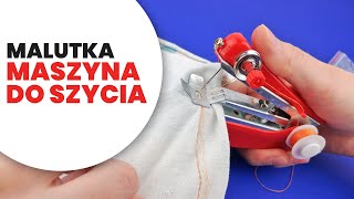 MINI MASZYNA DO SZYCIA Ręczna  Handheld SEWING MACHINE TEST [upl. by Eentruok172]