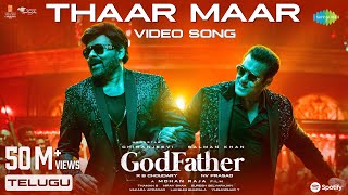 Thaar Maar Thakkar Maar  Video Song  God Father  Megastar Chiranjeevi  Salman Khan  Thaman S [upl. by Nylireg]