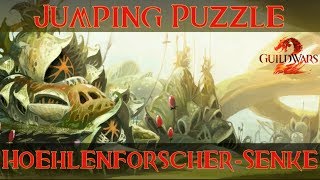 Guild Wars 2 Jumping Puzzle HöhlenforscherSenke  Spelunkers Delve [upl. by Aisatal]