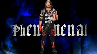 WWE AJ Styles Theme  Phenomenal  Arena amp Crowd Effect wDL Links [upl. by Zoeller392]