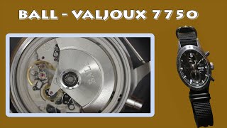 Servicing ETAValjoux Caliber 7750 Watch Movement [upl. by Omrelliug483]