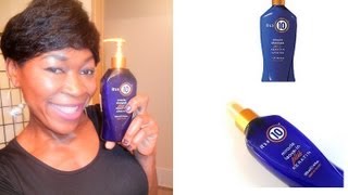 Its a 10 Miracle Shampoo Plus Keratin Sulfate free Review [upl. by Annav]