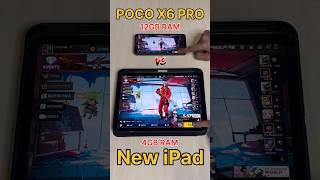 POCO X6 PRO 😈 vs New Tablet vs 4GB RAM vs 8GB RAM  FREEFIRE TEST freefire shorts pocox6pro [upl. by Ellehsal]