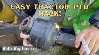 Super Easy Tractor PTO Hack [upl. by Aynahs]