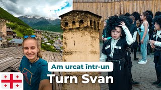 16 TURNURI SVAN si dansuri georgiene in Mestia  Svan Towers and Georgian Folk Dances in Mestia 🇬🇪 [upl. by Chrisse]