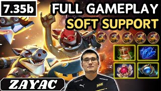 735b  Zayac TECHIES Soft Support Gameplay  Dota 2 Full Match Gameplay [upl. by Milah]