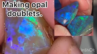 How I make opal doublets [upl. by Jehanna]