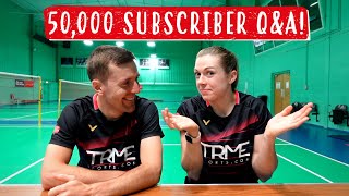 Badminton advice goals and marriage  50000 Subscriber QampA [upl. by Alleram]