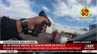 DF ALERTA  Motorista toma bote ao fazer manobra arriscada em rua [upl. by Inneg]