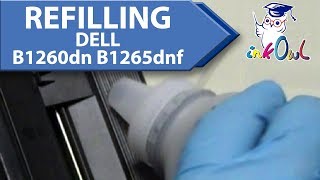 How to Refill DELL B1260dn B1265dnf Toner Cartridges [upl. by Nonnarb]