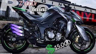 Kawasaki z1000r  unveiling the powerful and fast Kawasaki z1000r naked super bike [upl. by Ciapas174]