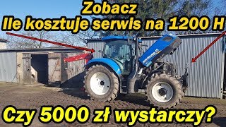 Zobacz Ile kosztuje serwis traktora na 1200 godzin  Bez 5 tysięcy nie podchodź  NH T6175 [upl. by Audry]