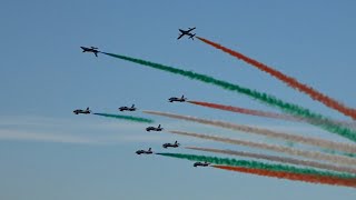 60° ANNIVERSARIO FRECCE TRICOLORI  RIVOLTO 18 SETTEMBRE 2021 full flying Display [upl. by Adlih]