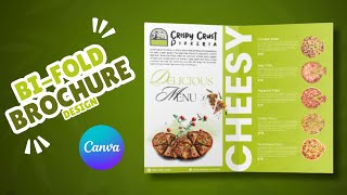 How to make a Bifold Brochure in Canva  Brochure Design [upl. by Aratal]